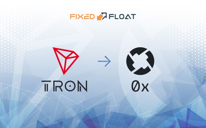 Exchange Tron to 0x